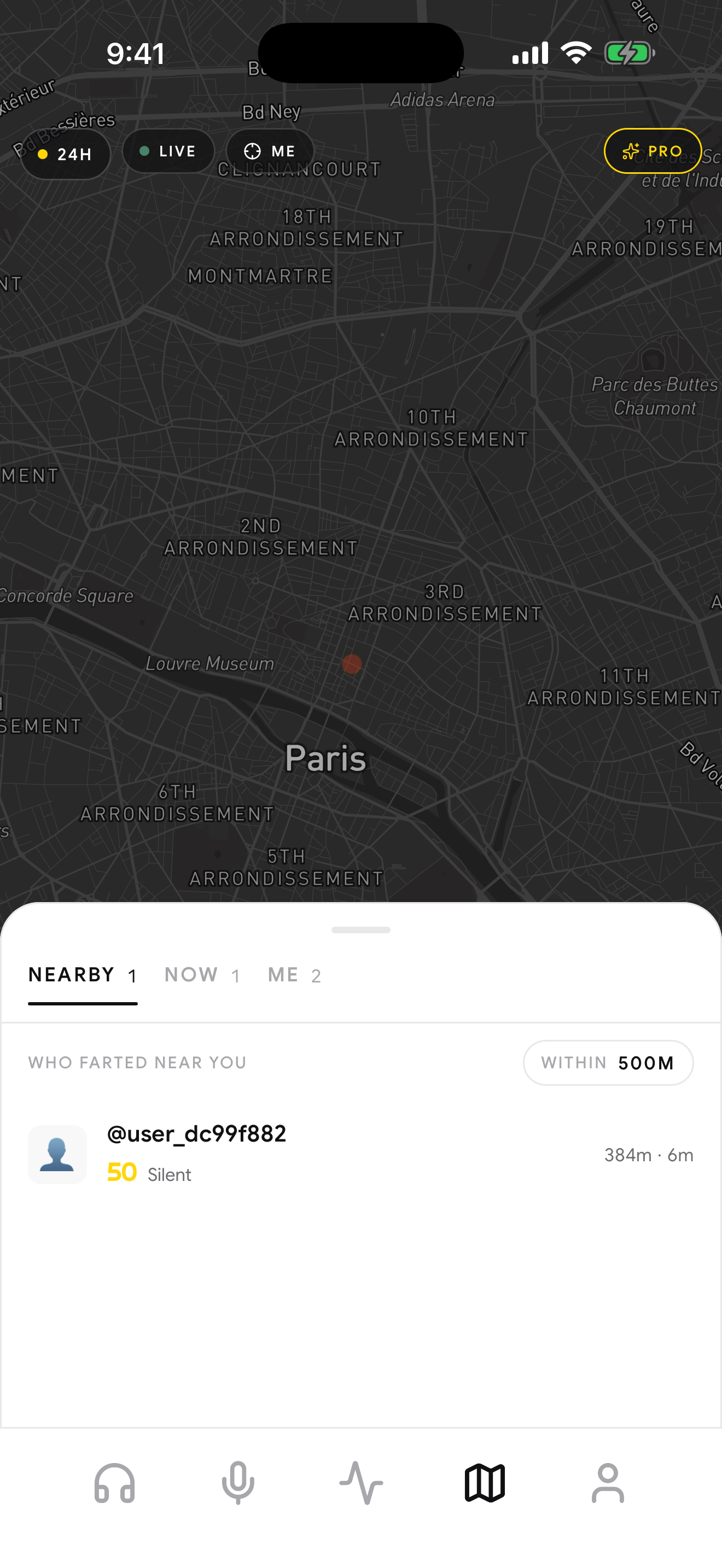 Map — who farted near you